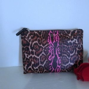 Victoria's Secret animal print makeup bag